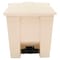 Rubbermaid Commercial 8 gal. Square Trash Can FG614300BEIG - alternate 1